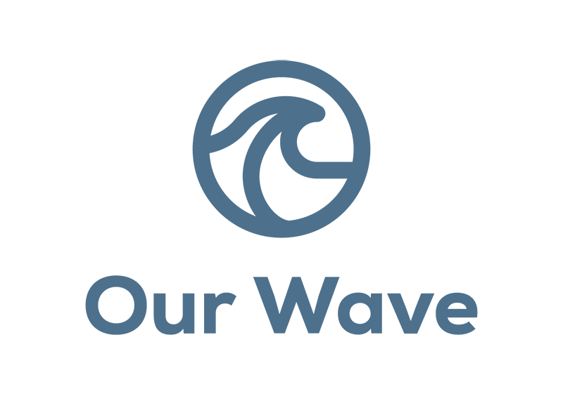 Our Wave Logotipo Azul Primario