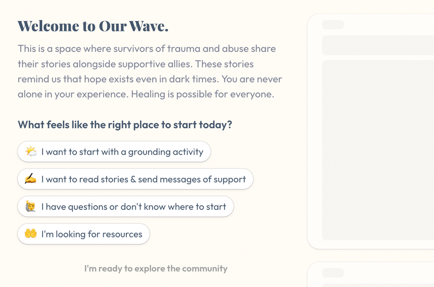 Our Wave Share Story Security