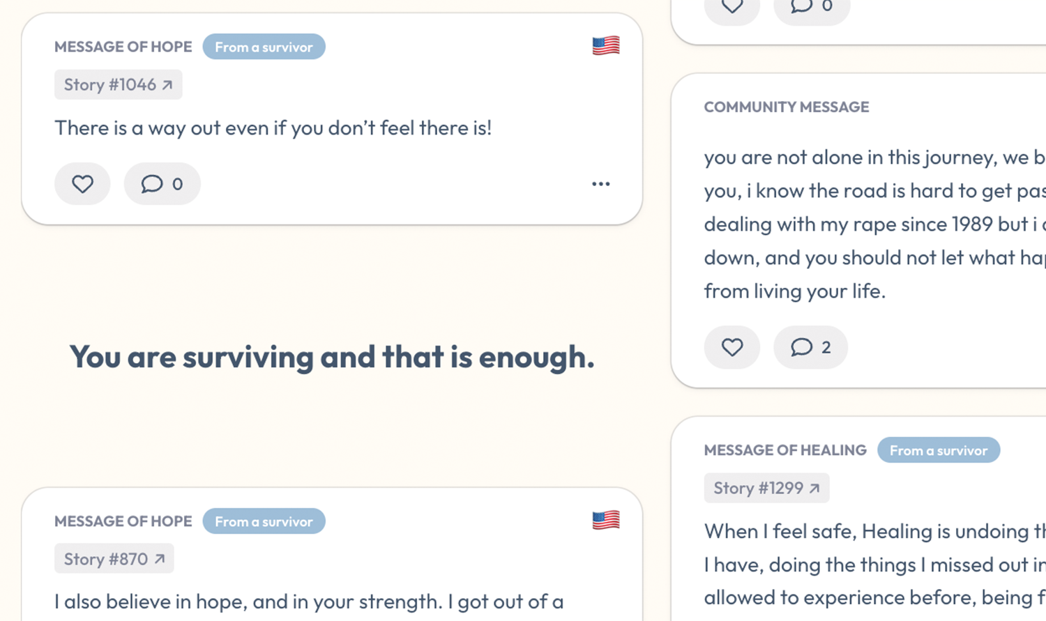 Our Wave Stories Page + Grounding Exercise